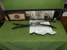58312-95 Harley-davidson Chrome Windshield Trim Fxdwg Fxstc Permanent Mounted