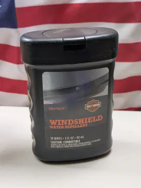 93600032 Harley-davidson Genuine Windshield Water Repellent Wipes Lot Of 2