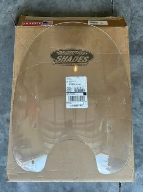 M125-c Harley-davidson 86-99 Softail Windshield Fatboy Small Cut 1993 Heritage Clear