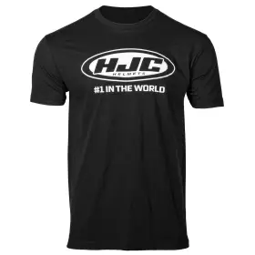 0680-2005-04 Hjc Corporate Logo Short-sleeve T-shirt - Black Small