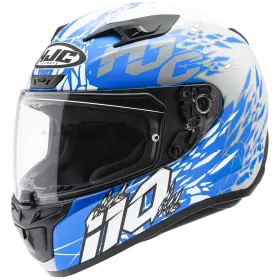 0810-3832-03 Hjc I10 Pitfall Helmet - Blue/grey/white Mc-2sf Xs