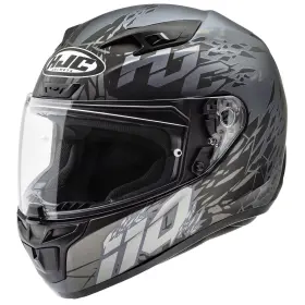 0810-3835-09 Hjc I10 Pitfall Helmet Black/silver/grey - Mc-5sf 3xl