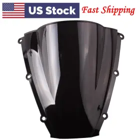 Hkseller-au 550756833624 Double Bubble Windscreen Windshield Screen For Honda Cbr600 Rr 03 04