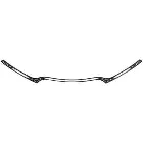 Hw157811 Hogworkz Black Hollow Cut Billet Windshield Trim -