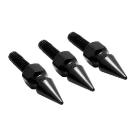 Hw157816 Hogworkz Black Spiked Windshield Bolts -