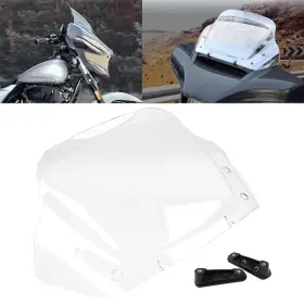 Ht 140123212772 Windshield Windsreen Kits For Harley Street Glide Cvo Flhxse Flhx 2024 Clear