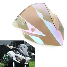 Hukyu 111000320866 Iridium Motorcycle Windshield Windscreen For Kawasaki Z400 2018-2022 2021 2020