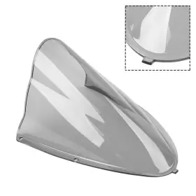 Hukyu 550735509687 Motor Windscreen Windshield Wind Deflector For Aprilia Rs660 2020-2024 Gray