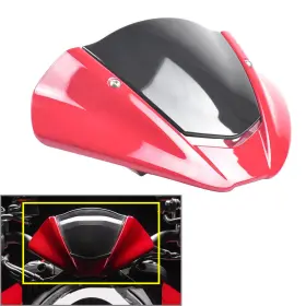 Hukyu 550735914917 Front Windshield Windscreen With Bracket For Ducati Monster 950 937 2021-2022