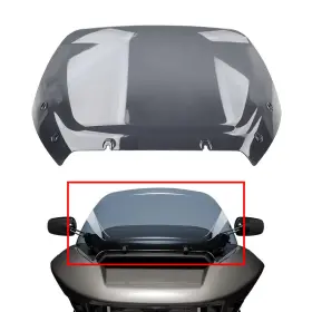 Hukyu 550738151272 Us 12ftft Windscreen Windshield For Harley Touring Road Glide Cvo 2023 2024 Smoke
