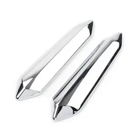 Hukyu 612038212050 Pair Chrome Windshield Windscreen Strut Covers For Honda Goldwing Gl1800 2018-up