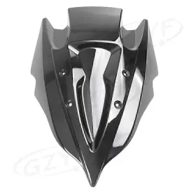 Hukyu 612046186749 Motorcycle Windscreen Abs Double Bubble Racing Dark For Kawasaki Z250 2013-2015