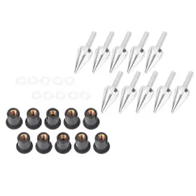 Hukyu-42yf005-3 Hukyu New Silver Windscreen Windshield Screen Spike Bolts For Yamaha/kawasaki/suzuki