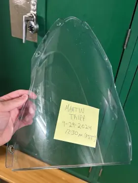 39154-0351 Kawasaki 2016 2017 2018 2019 2020 Zx10r Oem Windscreen Barely Used P/39154-0351