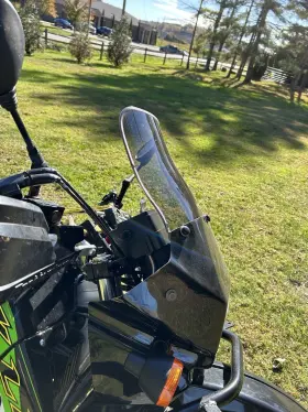 Kaw01019 Kawasaki Klr 650 Windshield Windscreen 10in Tall Light Gray 1986-2006 Ex Con
