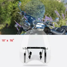 43253 Keepdsgn For Triumph Bonneville T100 7/8 Inch 1 Handlebar 18 X16 Windshield Windscreen
