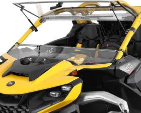 B0110-15646-cl-m Kemimoto Flip Windshield For Can-am Maverick R 24-25 Scratch Resistant