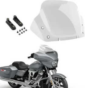 Yht002 Kiawnia 14 Inch Clear Windshield For Harley-davidson Street Glide Cvo Flhxse 2023-2024