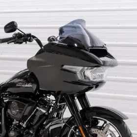 2310-0917 Klock Werks 11 Inch Sport Flare Dark Smoke Windshield Harley Road Glide Fltr 23.5-25