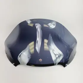 Kw05-01-0317 Klock Werks 14 In Sport Flare Dark Smoke Windshield 15 Harley Road Glide Used