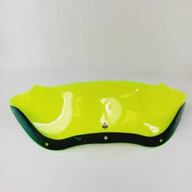 Kww-01-0626 Klock Werks Werk 8 Inch Green Ice Sport Kolor Flare Windshield For Harley 98-13 Road Glide