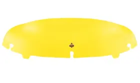 Kww-01-0639 Klock Werks Flare Windshield - 6.5 Inch Yellow Ice