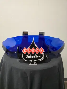 Kww-01-0665 Klock Werks Used 6 Inch Sport Blue 2015-2024 Harley Davidson Road Glide