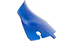 Kww-01-0679 Klock Werks Kolor Flare Windshield 4 Inch Blue #kww-01-0679 Harley Davidson