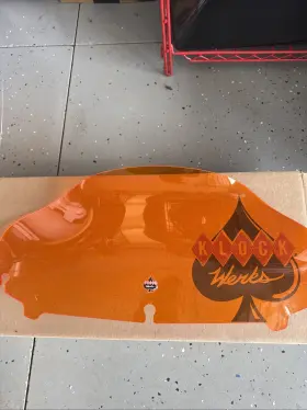 Kww-01-0682 Klock Werks Kolor Flare 6.5 Inch Orange Windshield Fits 2014-2023 Harley Touring Flh Kww-01-0682 Klock Werks Kolor Flare 6.5 Inch Orange Windshield Fits 2014-2023 Harley Touring Flh
