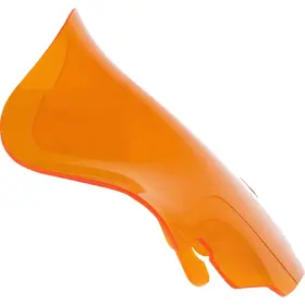 Kww-01-0695 Klock Werks Kolor Flare Windshield - 6-1/2 Inch Orange Flh