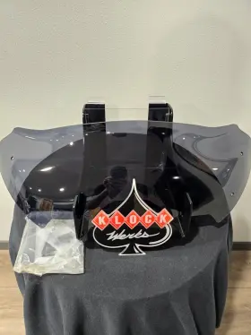 Kww-01-0708-ds Klock Werks Used 8 Inch Dark Smoke Sport Flare 23.5-25 Hd Road Glide 2310-0913