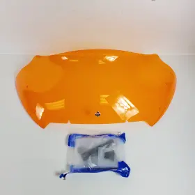 Kww-01-0711 Klock Werks Kolor Flare Windshield For Harley-davidson 2023-2025 Road Glide Fltr Orange Ice