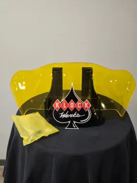 Kww-01-0730 Klock Werks Used 8 Inch Yellow Flare 2023.5-2025 Harley Davidson Street Glide