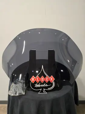 Kww-01-0763-ds Klock Werks Used 15 Inch Dark Smoke Pro Touring Flare 23.5-25 Hd Road Glide