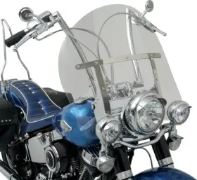 Kww-02-0235 Klock Werks 17 Inch Flare Billboard Windshield - Clear Motorcycle Street Bike