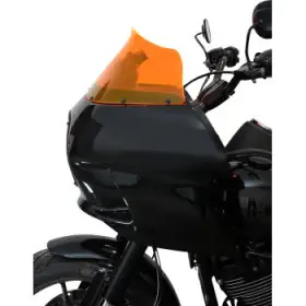 Kww-02-0608 Klock Werks Kolor Flare Windshield For Fxrp Fairing - 9 Inch Orange Ice