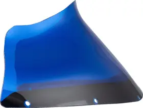 Kww-02-0615 Klock Werks Kolor Flare Windshield - 9 Inch Blue Fxrp