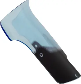 Klock Werks Kww-04-0650 Windshield - 9 Inch Blue Ice Chieftain Powerplus/roadmaster