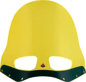 Klock Werks Kww-06-0616 15 Inch Flare Yellow Ice Road Warrior Fairing Motorcycle Windshield
