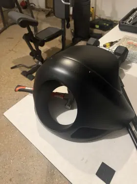 Krator Mbmusf56887 16.5 Inch H Flat-black Headlight Fairing For Harley Davidson Superlow 2011-2019