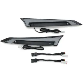 2946 Kuryakyn Tracer Windshield Trim Lights Black