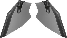 6578 Kuryakyn Adjustable Upper Air Deflectors Smoke #6578 Fits Honda Goldwing