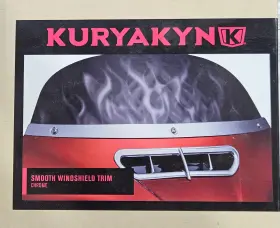 Kur1387 Kuryakyn 1387 Steel Fairing/windshield Trim 14-21 Flh