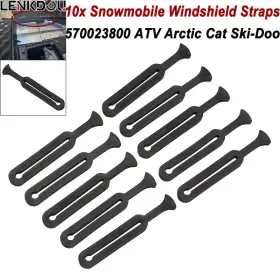 Mp16-001-0001blmt Lenkdou 10 Snowmobile Windshield O-rings Straps For Polaris Ski Doo Yamaha Arctic Cat