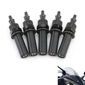 Mp19-002-0011blmt Lenkdou 5x Windscreen Spike Well Nut Bolt Hardware Kit For Harley Road Glide Fltr 98-22