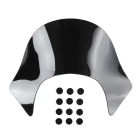 Ws-199-hd8312 Lionauto 608686891792 Black Windscreen Windshield For Harley Dyna Softail Sportster Xl883 1200
