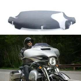 Ws-154-hd1419 Lionparts #lion 4.5 Inch Wave Windshield For Harley Street Electra Tri Glide 2014-22 2023 Windscreen