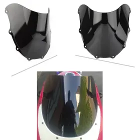 Ws-062-k0763 Lrdabit #lrd Windscreen Windshield For Kawasaki Zx7r 1997 1998 1999 2000 2001 2002 2003 Black