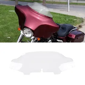 Ws-187-hd9613 Lrdabit #lion 6 Inch Wave Windshield For Harley Electra Street Glide 1996-2013 Windscreen -clear
