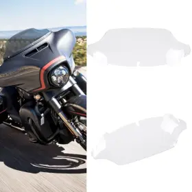 Ws-190-hd1419 Lrdabit #lion Clear 7 Inch Wave Windshield For Harley Street Electra Tri Glide 14-2023 Windscreen